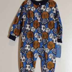Mon Petit - Boy Sports Footie Pajamas (24M)